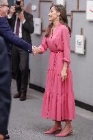 Queen Letizia At FAD Youth Foundation Meeting - Madrid