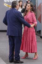 Queen Letizia At FAD Youth Foundation Meeting - Madrid