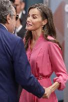 Queen Letizia At FAD Youth Foundation Meeting - Madrid