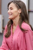 Queen Letizia At FAD Youth Foundation Meeting - Madrid
