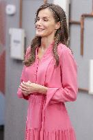 Queen Letizia At FAD Youth Foundation Meeting - Madrid