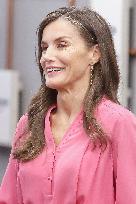Queen Letizia At FAD Youth Foundation Meeting - Madrid