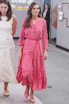 Queen Letizia At FAD Youth Foundation Meeting - Madrid