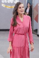 Queen Letizia At FAD Youth Foundation Meeting - Madrid