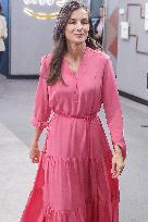 Queen Letizia At FAD Youth Foundation Meeting - Madrid