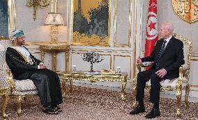 Tunisian President Meets Omani FM - Tunis