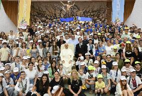 Pope Leo XIV Meets With Over 600 Children - Vatican