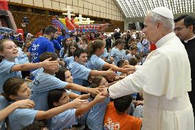 Pope Leo XIV Meets With Over 600 Children - Vatican