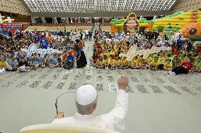Pope Leo XIV Meets With Over 600 Children - Vatican