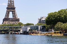 Construction of safe bathing area for swimming in the Seine - Paris RL