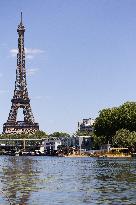 Construction of safe bathing area for swimming in the Seine - Paris RL