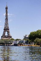 Construction of safe bathing area for swimming in the Seine - Paris RL