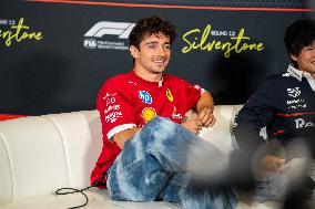 Charles Leclerc at Formula 1 Qatar Airways British Grand Prix 2025 - Media Day Thursday