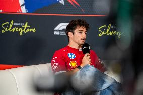 Charles Leclerc at Formula 1 Qatar Airways British Grand Prix 2025 - Media Day Thursday