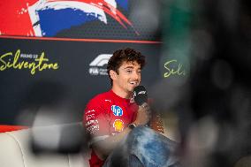 Charles Leclerc at Formula 1 Qatar Airways British Grand Prix 2025 - Media Day Thursday