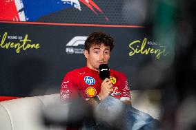 Charles Leclerc at Formula 1 Qatar Airways British Grand Prix 2025 - Media Day Thursday