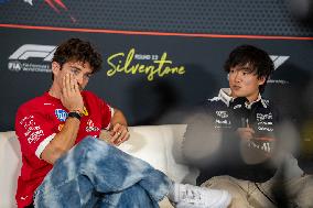 Charles Leclerc at Formula 1 Qatar Airways British Grand Prix 2025 - Media Day Thursday