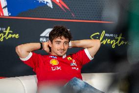 Charles Leclerc at Formula 1 Qatar Airways British Grand Prix 2025 - Media Day Thursday