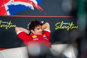 Charles Leclerc at Formula 1 Qatar Airways British Grand Prix 2025 - Media Day Thursday