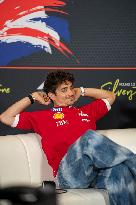 Charles Leclerc at Formula 1 Qatar Airways British Grand Prix 2025 - Media Day Thursday