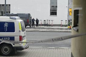 Stabbing outside the Ratina shopping centre