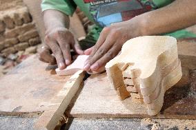 Miniature Guitars Making - Indonesia