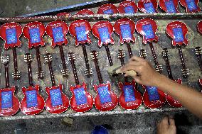 Miniature Guitars Making - Indonesia