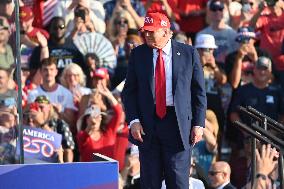Trump participates in the Salute to America Celebration