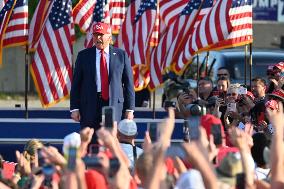 Trump participates in the Salute to America Celebration