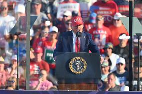 Trump participates in the Salute to America Celebration