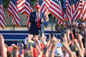 Trump participates in the Salute to America Celebration