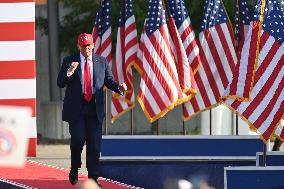 Trump participates in the Salute to America Celebration