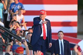 Trump participates in the Salute to America Celebration