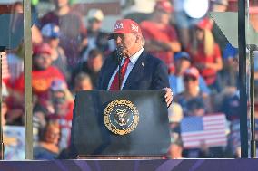 Trump participates in the Salute to America Celebration