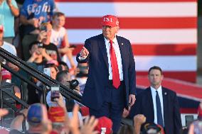 Trump participates in the Salute to America Celebration