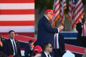 Trump participates in the Salute to America Celebration