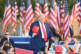 Trump participates in the Salute to America Celebration