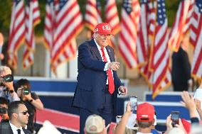 Trump participates in the Salute to America Celebration