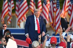 Trump participates in the Salute to America Celebration