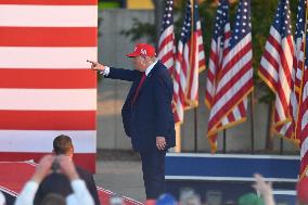 Trump participates in the Salute to America Celebration