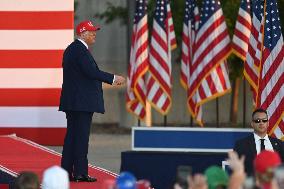 Trump participates in the Salute to America Celebration