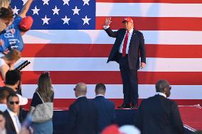 Trump participates in the Salute to America Celebration