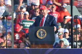 Trump participates in the Salute to America Celebration