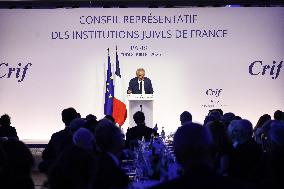 Annual Dinner of the CRIF - Paris