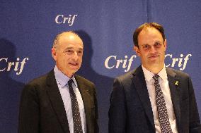 Arrivals at Annual Dinner of the CRIF - Paris