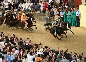Palio in Siena Historical Horse Race - Italy