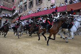 Palio in Siena Historical Horse Race - Italy