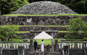 Japan's Princess Kako visits imperial graveyard
