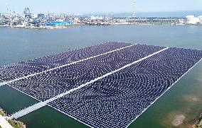 China First All-seawater Floating PV Project Put Into Use