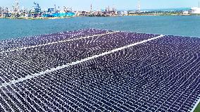 China First All-seawater Floating PV Project Put Into Use